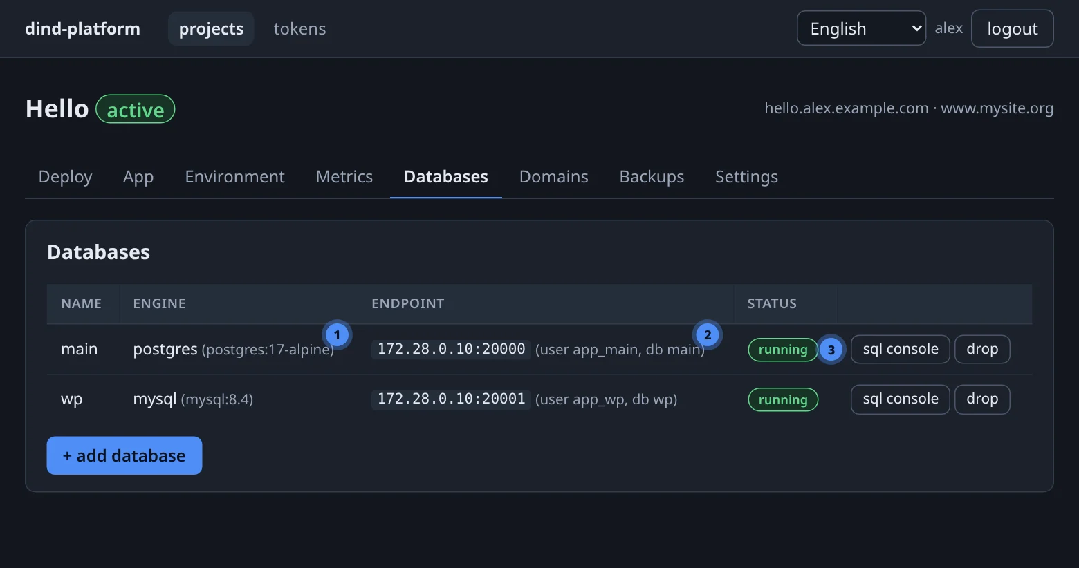Databases